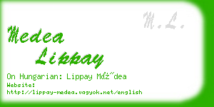 medea lippay business card